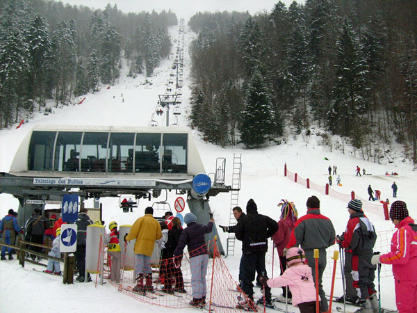 Piste de ski à Ventron