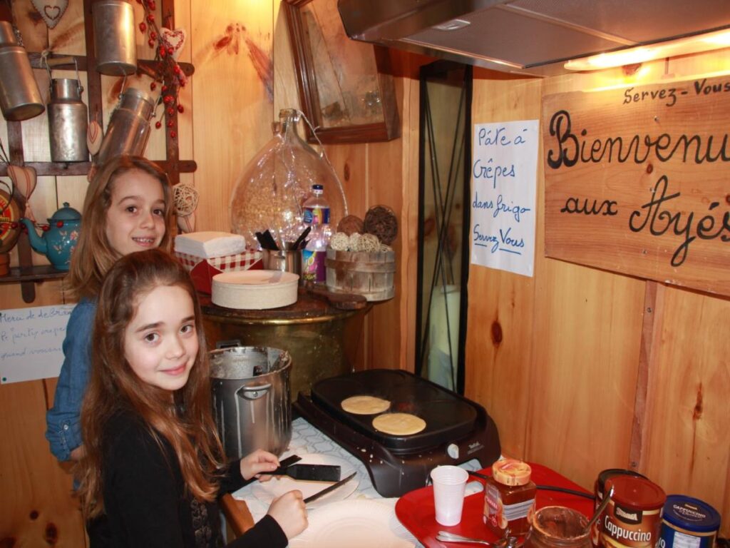 Crêpes au chalet des Ayès
